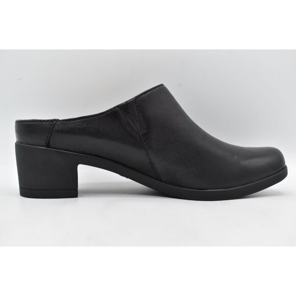 Dankso EU 38 US 7.5-8 Carrie Burnished Black Nubuck Slip On Clogs Shoes - Picture 8 of 16